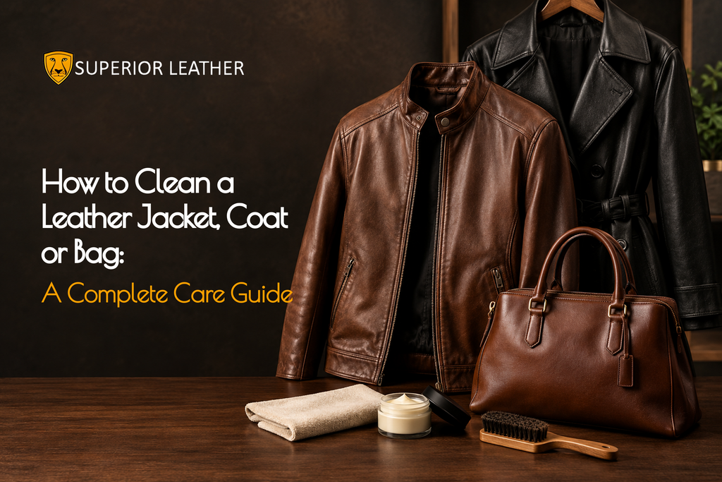 How to Clean a Leather Jacket, Coat or Bag: A Complete Care Guide
