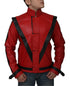 Michael Jackson Thriller Real Red Leather Jacket