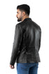 Men Erise Real Leather Blazer Two Button Coat Style - 716-A