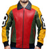 Men Seinfeld Michael Hoban 8 ball Bomber Jacket Real Leather Style - 396