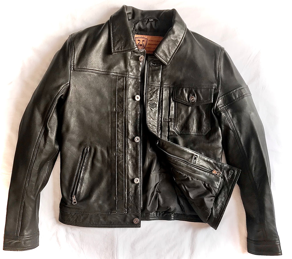 Men Falcon Real Leather Trucker Style - 885