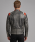 Men AFN Biker Vintage Cafe Racer Distressed Black Leather Jacket Style - 434
