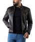 Men Contraband Distress Brown Real Leather Jacket Style - 45