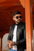 Men Contraband Distress Brown Real Leather Jacket Style - 45