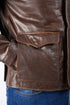 Men Raiders of The Lost Indiana Jacket Vintage Brown Distressed Leather Harrison Jacket Style - 998