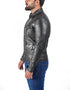 Men YRTC Biker Cafe Racer Leather Jacket Style - 957