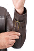 Men Collegan Waxed Brown Real Leather Jacket Style - 905