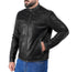 Men FNR Distress Black Biker Real Leather Jacket Style - 705