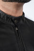 Men FNR Distress Black Biker Real Leather Jacket Style - 705