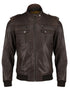 Men Favor Bomber Real Leather Jacket Style - 849