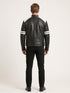 Men Fight Club Biker Real Leather Jacket Style - 72