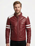Men Fight Club Ultimate Real Leather Jacket Style - 1211