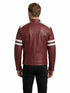 Men Fight Club Ultimate Real Leather Jacket Style - 1211