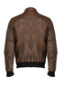 G-1 Navy Flight Brown Distress Bomber Leather Jacket