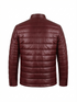 Men FDU Real Leather Puffer Jacket Style -1052