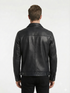 Men RVS Real Leather Biker Jacket Style - 1169
