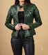 Women MK Real Leather Biker Quilted Jacket Soft Lambskin Style - 503