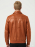 Men HRTN Real Leather Bomber Jacket Style -382