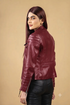 Women MK Real Leather Biker Quilted Jacket Soft Lambskin Style - 503