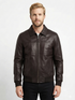 Men HRTN Real Leather Bomber Jacket Style -382