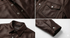 Men TF Real Leather Shirt Style Leather Jacket - 1154 black