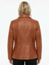Women JM3 Real Leather Classic Biker Jacket Soft Lambskin Style - 1187