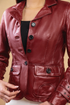 Women Damen Real Leather Blazer Coat Soft Lambskin Style - 617