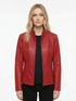 Women JM3 Real Leather Classic Biker Jacket Soft Lambskin Style - 1187