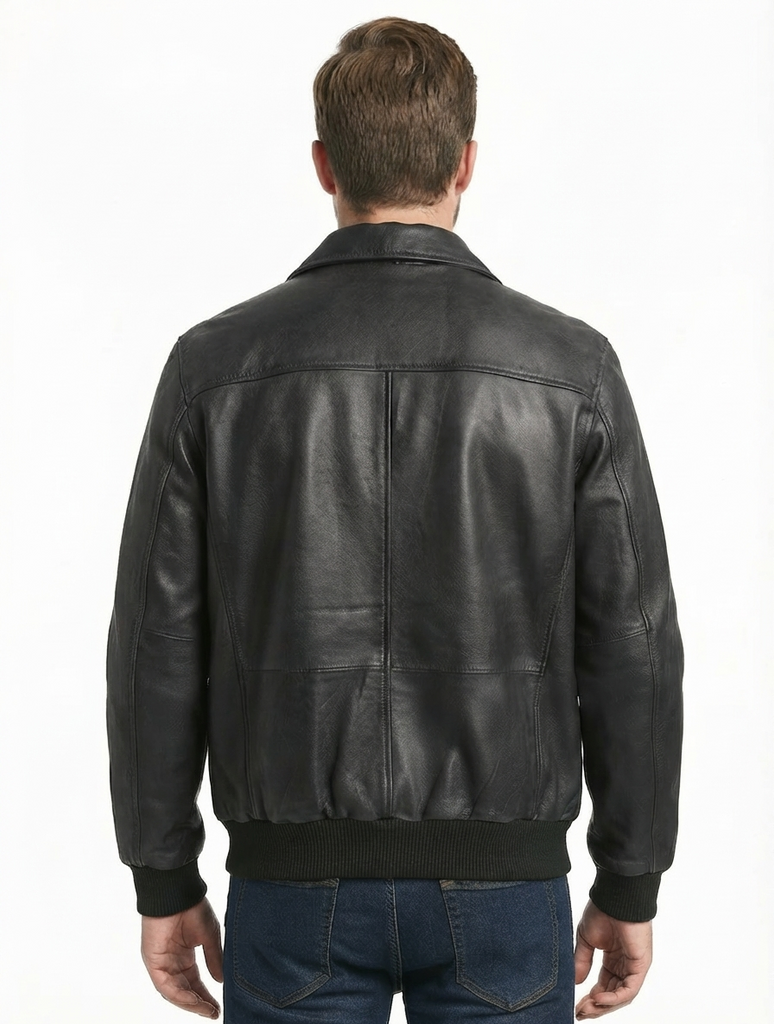 Men A-2 Aviator Real Leather Jacket Style - 420