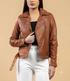 Women Marfan Real Leather Classic Biker Leather Jacket Soft Lambskin Style - 938
