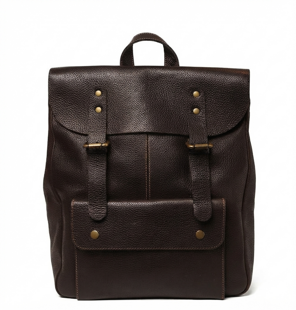 Real Leather Backpack Rucksack Fashion Bag Weekender Bag Daypack School Bag