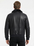 Men G-1 Navy Bomber Real Leather Jacket with Removable Fur Style 576-B