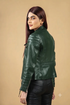 Women MK Real Leather Biker Quilted Jacket Soft Lambskin Style - 503