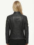Women RVS Real Leather Biker Jacket Distress Soft Lambskin Style - 446