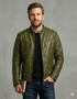 Men ABD Cafe Racer Biker Leather Jacket Style - 706