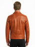 Men LP Biker cafe racer Real Leather Jacket Style - 450