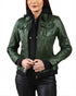 Women Betty Real Leather Hooded Biker Jacket Soft Lambskin Style - 822