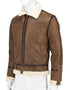 Men Ginger Biker Real Leather With Artificial Shearling Lining Style - 739