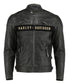 Men Harley Davidson Passing Link Biker Real Leather Jacket Style - 735