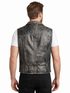 Men Hell on Wheels Cullen Bohannon Real Distressed Leather Vest Style - 295