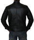 Men Driver Steve Black Leather Jacket - Le Man's Jacket Style - 110