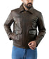 Men Indiana Jones Genuine Cow Hide Leather Jacket Style - IND-TT-90