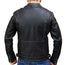 Men Resident Evil Leon Kennedy Distress Black Jacket Style - 517