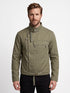 Men Green Cotton Swedish Army Dispatch Rider Utility Jacket Style - 1195