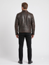 Men ARS Distress Black Real Leather Biker Jacket Style - 1194