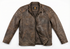 Men BJS Biker Cafe Racer Leather Jacket