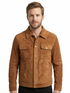 Mens Biker Suede Leather Jacket Shirt Style - 1132