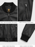 Men Empire Bomber Real Leather Jacket Style - 1070