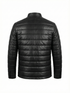 Men FDU Real Leather Puffer Jacket Style -1052