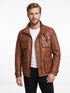 Men Fashionisto Real Leather Jacket Style - 558